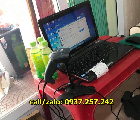 Bán trọn bộ máy tính tiền cho cửa hàng chăn ga gối nệm
