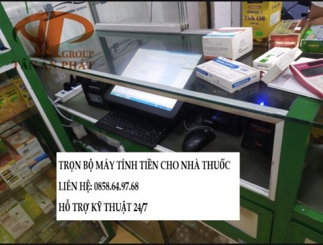 Bộ máy tính tiền chuyên dụng cho Nhà Thuốc - dụng cụ y tế tại BMT