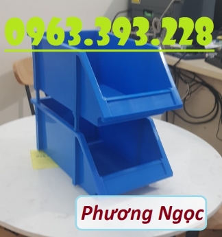 Kệ dụng cụ A8 đựng linh kiện, khay nhựa vát đầu A8, khay đựng ốc vít xếp chồng