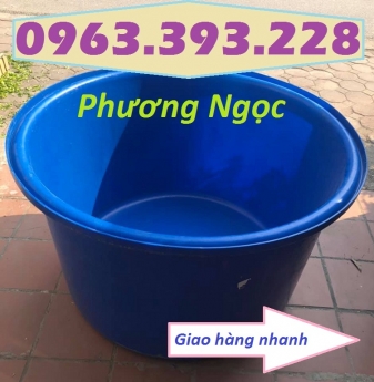 Thùng nhựa tròn dung tích lớn, thùng nhựa công nghiệp, thùng nhựa trồng cây, thùng nhựa nuôi hải sản