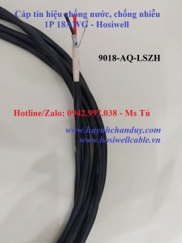 Cáp tín hiệu chống nước Hosiwell 1Pair 18AWG (9018-AQ-LSZH) dùng cho khu vực ven biển