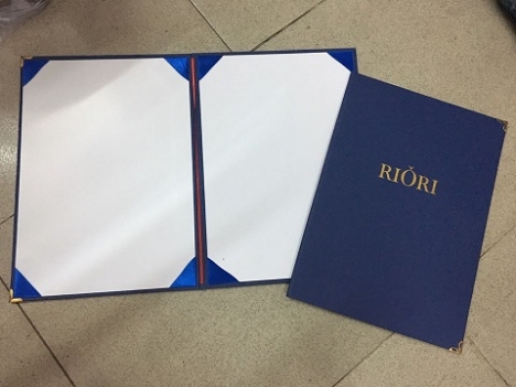 Bìa đựng bằng tốt nghiệp, bìa kẹp chứng chỉ, bìa sổ da, menu bìa da