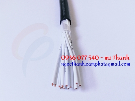 Sangjin 10C x 0.5 mm2, cáp điều khiển không chống nhiễu CU/PVC/PVC