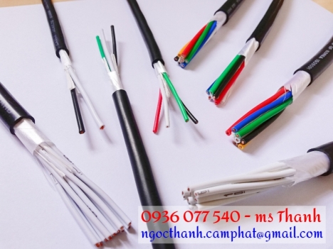 Sangjin 10C x 0.5 mm2, cáp điều khiển không chống nhiễu CU/PVC/PVC