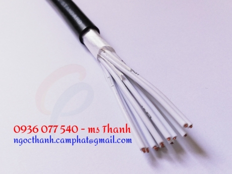 Sangjin 10C x 0.5 mm2, cáp điều khiển không chống nhiễu CU/PVC/PVC