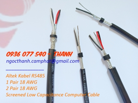 2P18AWG RS485, Altek Kabel, Cáp tín hiệu - cáp mạng công nghiệp RS-485