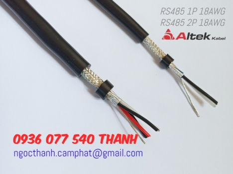 2P18AWG RS485, Altek Kabel, Cáp tín hiệu - cáp mạng công nghiệp RS-485