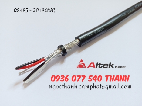 2P18AWG RS485, Altek Kabel, Cáp tín hiệu - cáp mạng công nghiệp RS-485