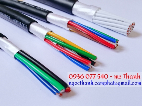 Sangjin 10C x 0.5 mm2, cáp điều khiển không chống nhiễu CU/PVC/PVC