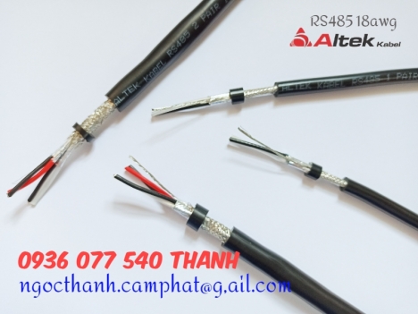 2P18AWG RS485, Altek Kabel, Cáp tín hiệu - cáp mạng công nghiệp RS-485