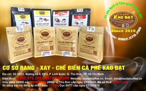 Cà phê Kao Đạt chuyên sỉ lẻ các loại cà phê