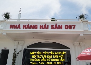 Kiên Giang lắp máy tính tiền giá rẻ tại nhà hàng hải sản