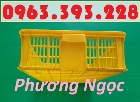 Sọt nhựa rỗng HS008, sọt nhựa công nghiệp,sóng nhựa hở cao 15, sọt nhựa đựng hàng siêu thị