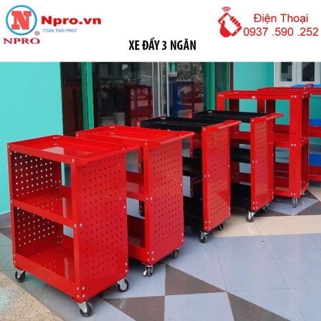 Xe đẩy npro 3 ngăn