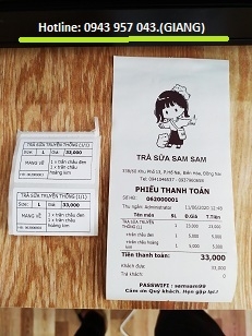 Demo phần mềm tính tiền giá rẻ cho Trà sữa tại Cà Mau