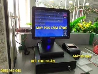 Trà Vinh lắp máy tính tiền giá rẻ cho quán cơm bò