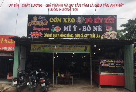 Quán cơm xéo Ninh Bình lắp máy tính tiền giá rẻ uy tín