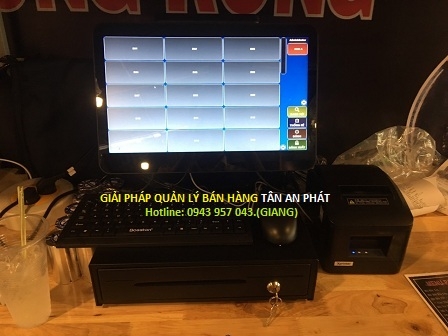 Trà Vinh lắp máy tính tiền giá rẻ cho quán cơm bò