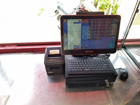 Chuyên Bán Thiết bị tính tiền giá rẻ cho tiệm sinh tố tại Phan Thiết