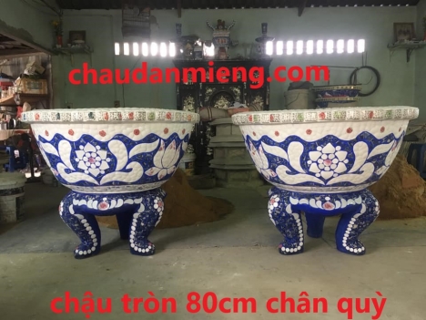 chậu hoa dán sành sứ_ thủ công mỹ nghệ_chậu hoa làm theo yêu cầu.