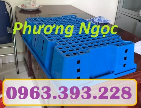 Sóng nhựa HS002, sọt nhựa đựng cá, sóng cá, sọt nhựa rỗng đựng hải sản, 