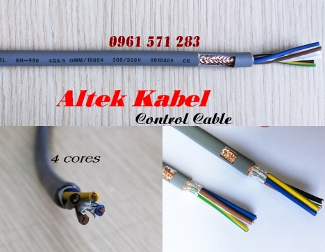 Cáp điều khiển, cáp tín hiệu 4 lõi hiệu Altek Kabel