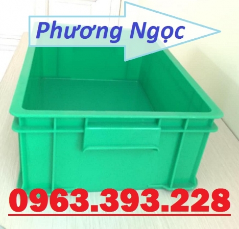 Thùng nhựa đặc công nghiệp, thùng nhựa đặc B4 có nắp, khay nhựa đựng ốc vít, hộp nhựa công nghiệp