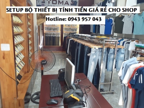 Full bộ tính tiền giá rẻ tại Bạc Liêu cho shop quần áo