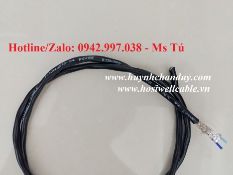 Cáp tín hiệu RS485 - Cu/PE/OSCR/TCWB/PVC 1P 24AWG (P/N: 94851B-24) cho hệ Solar