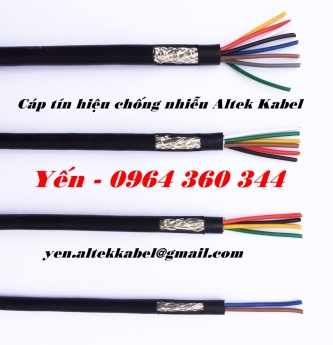 Cáp điều khiển bọc lưới chống nhiễu Altek Kabel