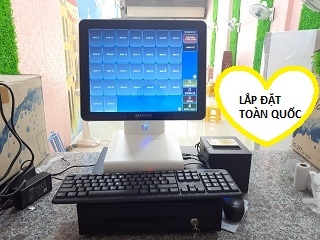 Lắp thiết bị tính tiền giá rẻ cho sữa chua tại Hà Nội