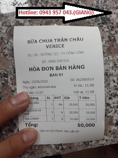 Lắp thiết bị tính tiền giá rẻ cho sữa chua tại Hà Nội