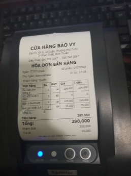 Bán máy tính tiền giá rẻ cho CH đồ gia dụng tại BMT