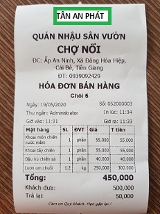 Sóc Trăng bán máy tính tiền gía rẻ cho quán nhậu chợ nổi