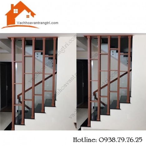 Kiểu lam gỗ trang trí cầu thang đẹp cuốn hút