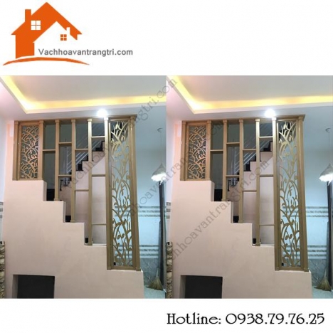 Kiểu lam gỗ trang trí cầu thang đẹp cuốn hút