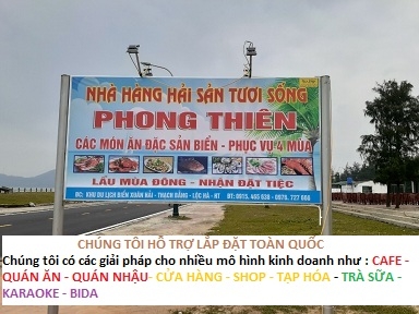 Máy tính tiền giá rẻ tại Cà Mau cho nhà hàng phong thiên