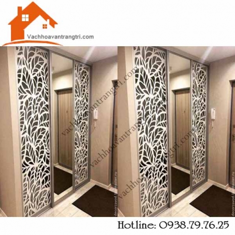 Rạo rực với vách ngăn hoa văn trang trí phòng ngủ đẹp