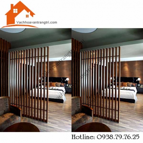 Rạo rực với vách ngăn hoa văn trang trí phòng ngủ đẹp