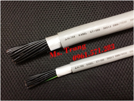 Cáp điều khiển 20x0.75 có màn chắn chống nhiễu hiệu Altek Kabel