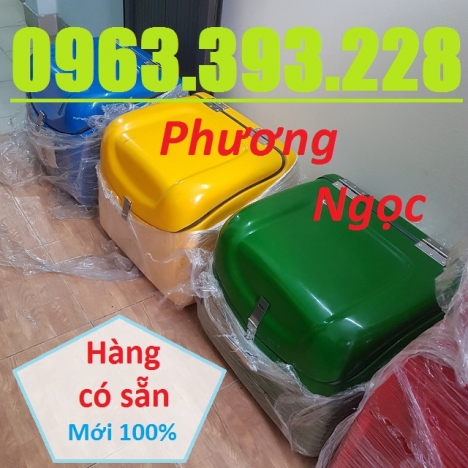 Thùng giao hàng trung 2, thùng chở hàng có mút cách nhiệt, thùng chở hàng nhựa composite