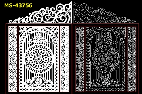 Bản vẽ autocad hoa văn cắt CNC plasma