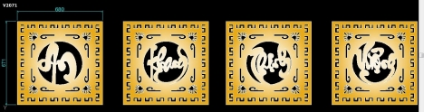 Bản vẽ autocad hoa văn cắt CNC plasma