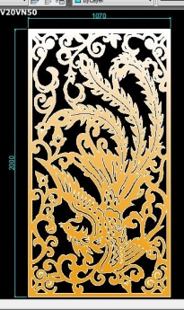 Bản vẽ autocad hoa văn cắt CNC plasma