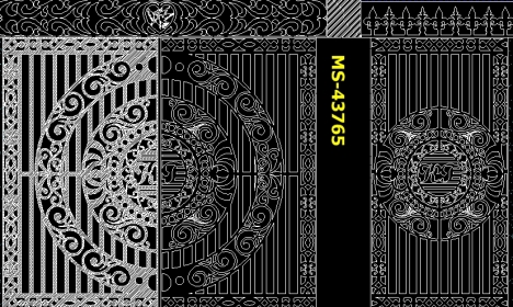 Bản vẽ autocad hoa văn cắt CNC plasma