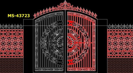 Bản vẽ autocad hoa văn cắt CNC plasma