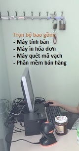 Tạp hóa Ninh Thuận lắp full bộ tính tiền giá rẻ