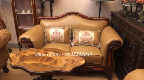 Thanh Lý Nhanh Gọn Nhẹ Bộ Sofa Da Bò Cao Cấp.