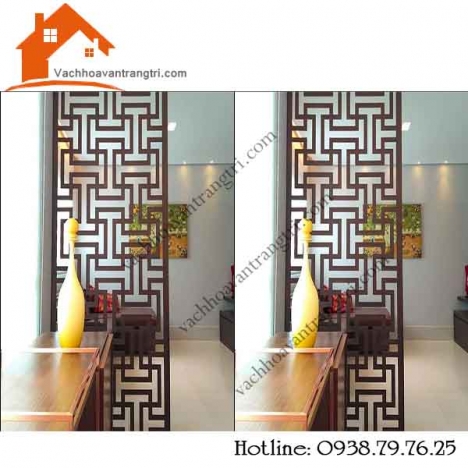 Trang trí phòng bếp với vách ngăn bằng gỗ đẹp 2020
