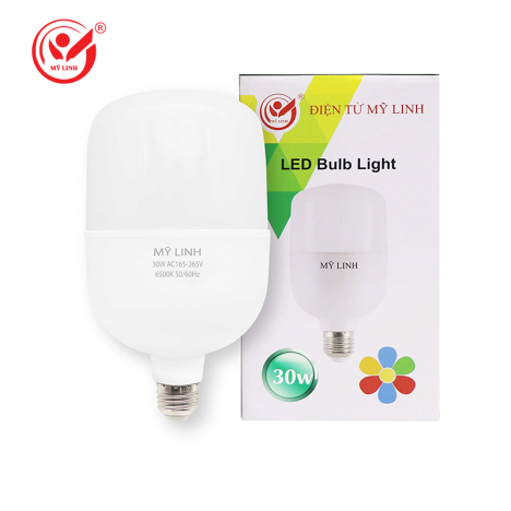 BÓNG LED BULB TRỤ HỢP KIM MỸ LINH 30W